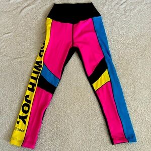 Zumba Lead with Joy Crop Leggings. NWT. Women’s size XS